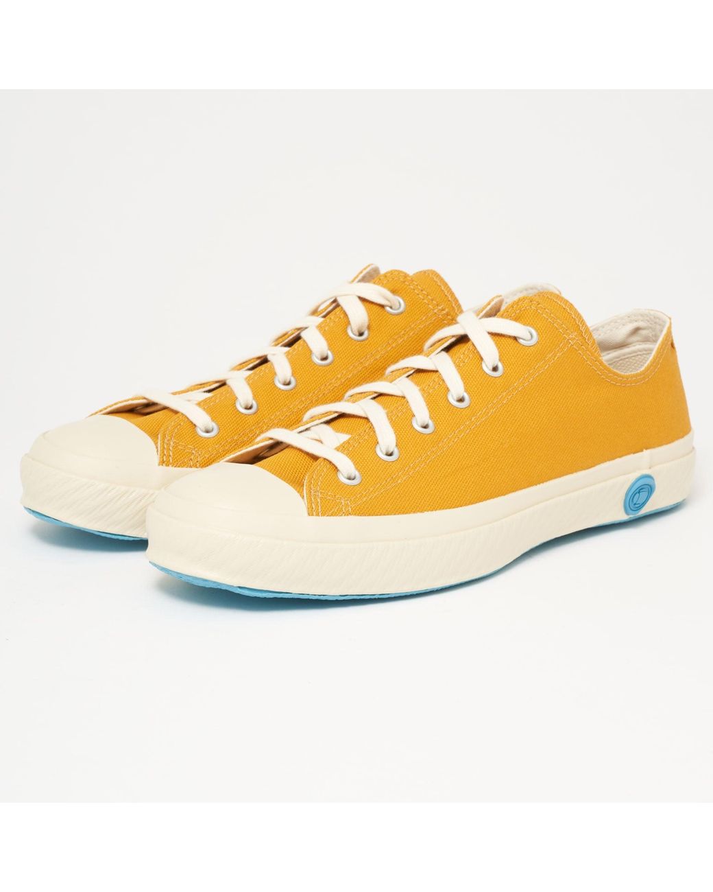 yellow canvas sneakers