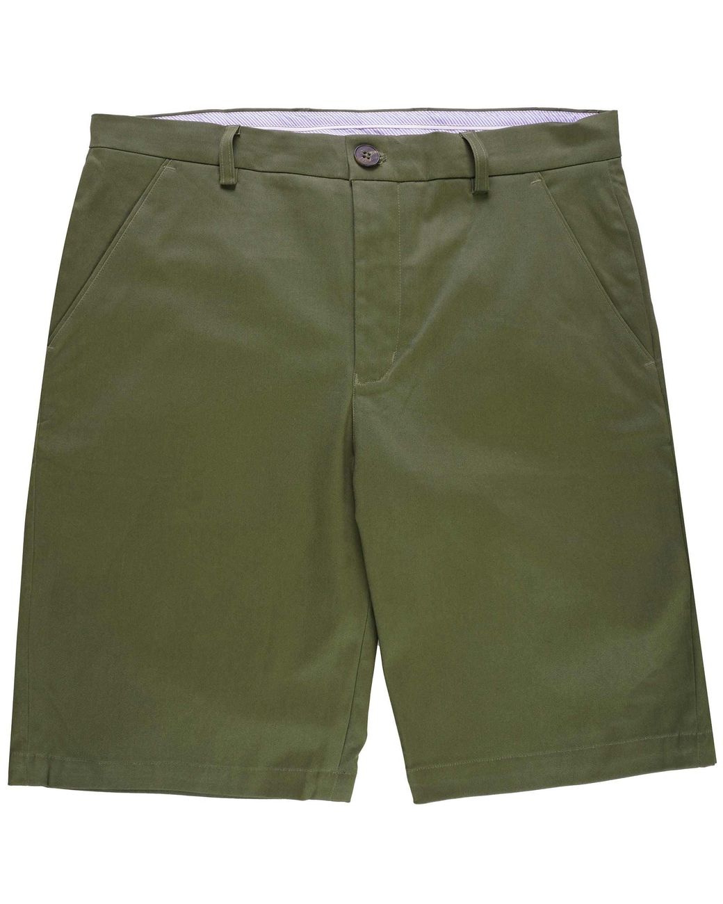 real hoxton Green Chino Shorts for men