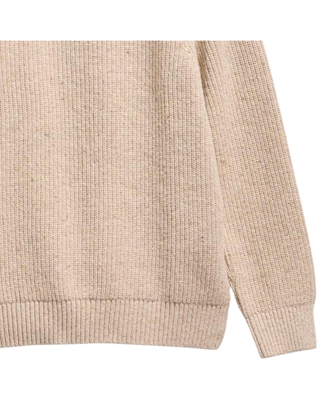 Barbour Natural Fleck Half Zip for men