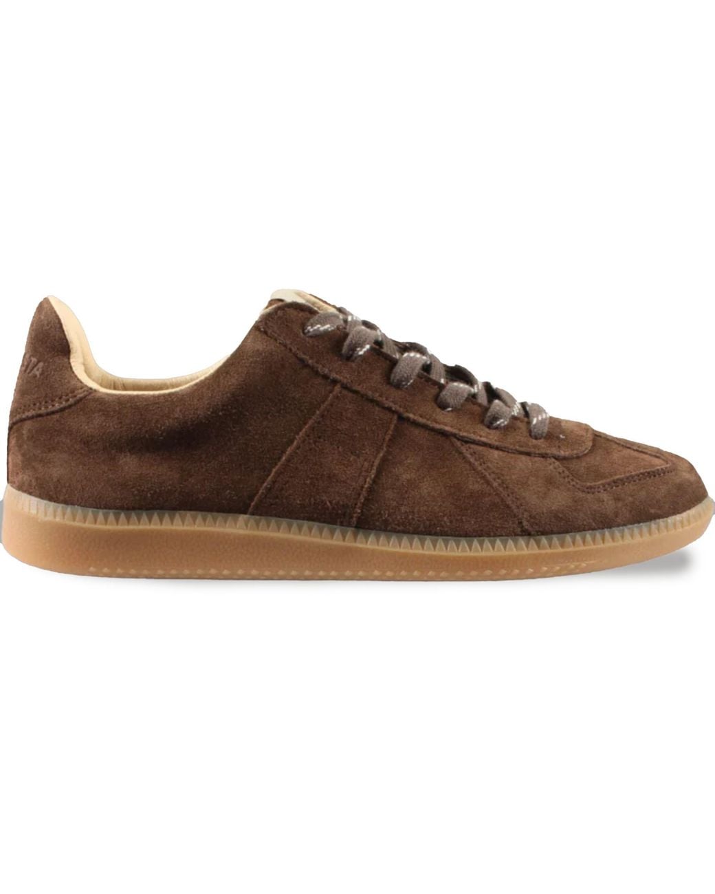 Novesta Brown All Suede German Army Trainer Gat for men