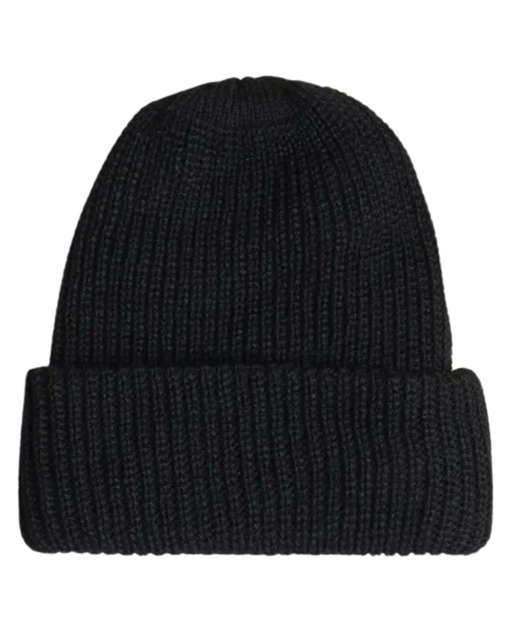 RoToTo Socks Black Cosy Chunky Beanie for men