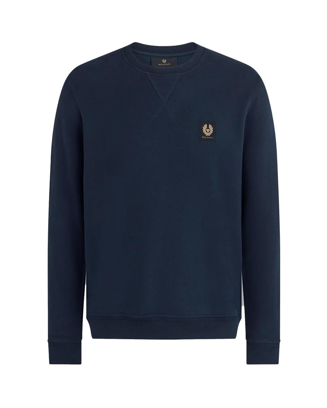 Belstaff Blue Crew Neck Sweatshirt for men