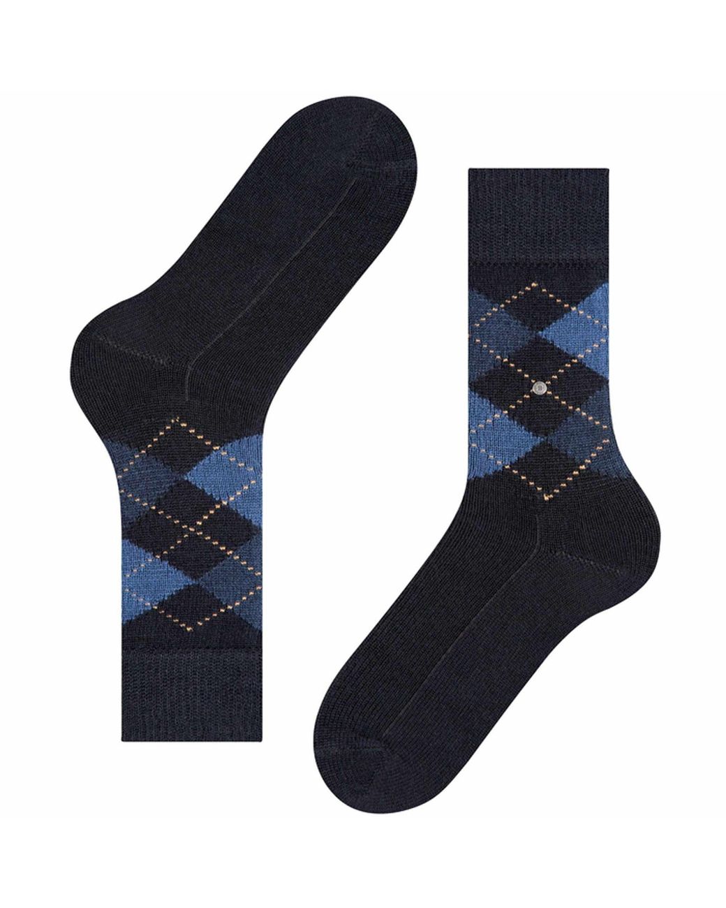 Burlington Blue Preston Socks for men