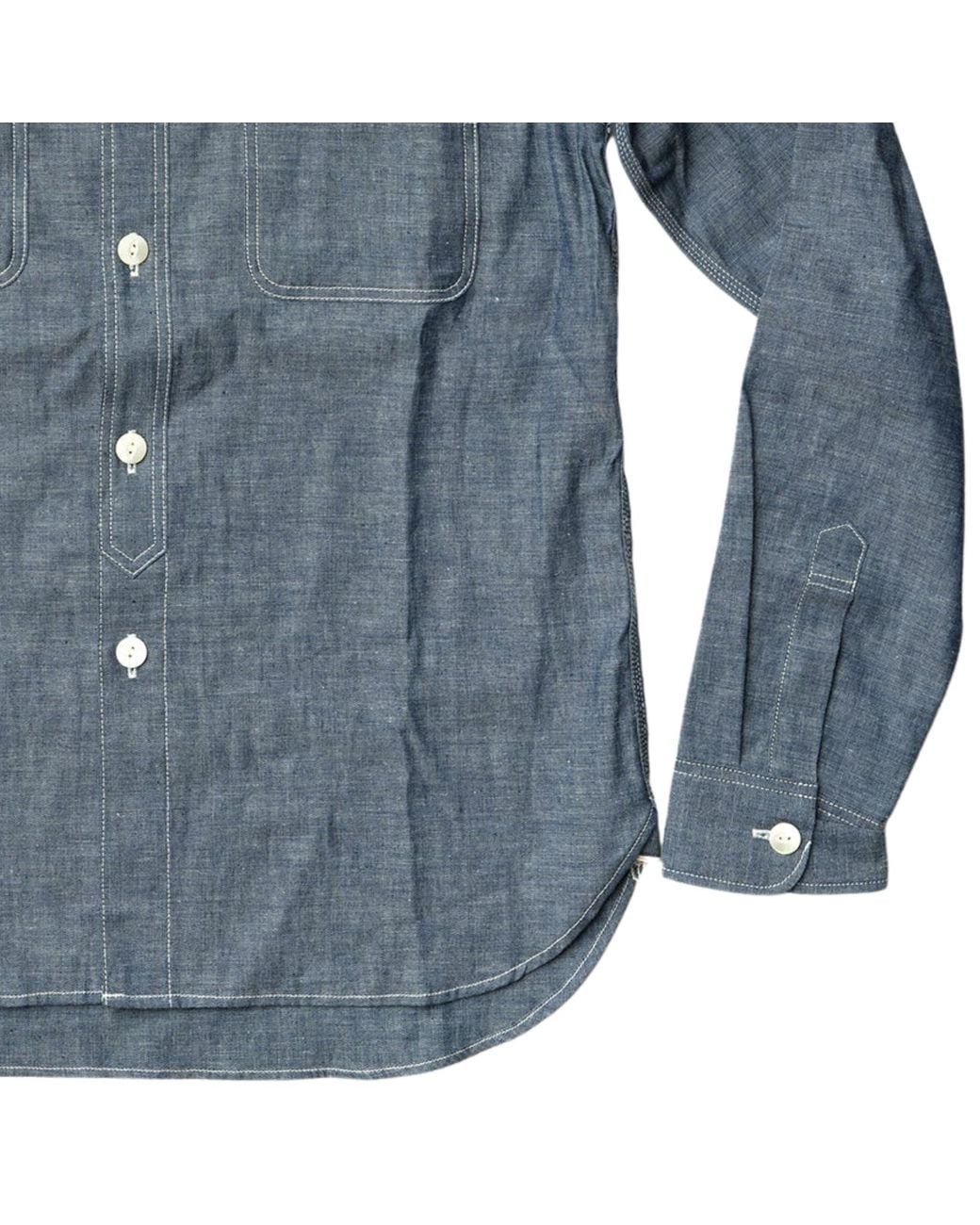 Big John Denim Blue Pullover Shirt for men