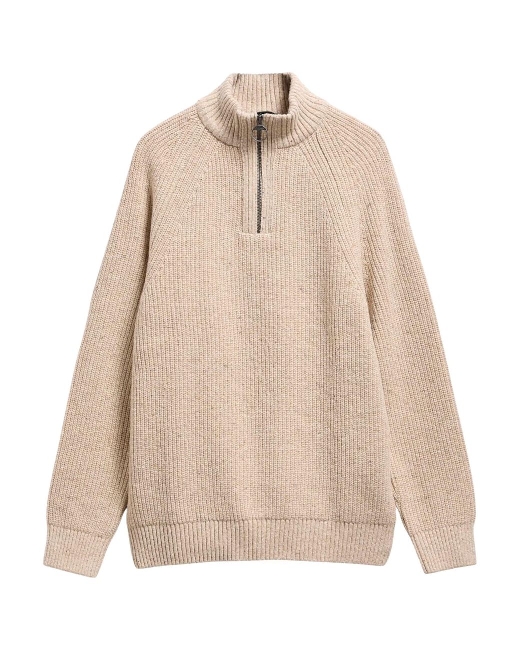 Barbour Natural Fleck Half Zip for men