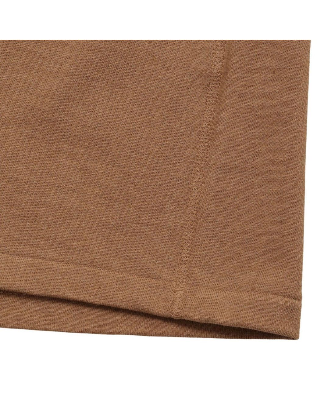 Wonder Looper Brown Foxfibre Tsuriami T-Shirt for men