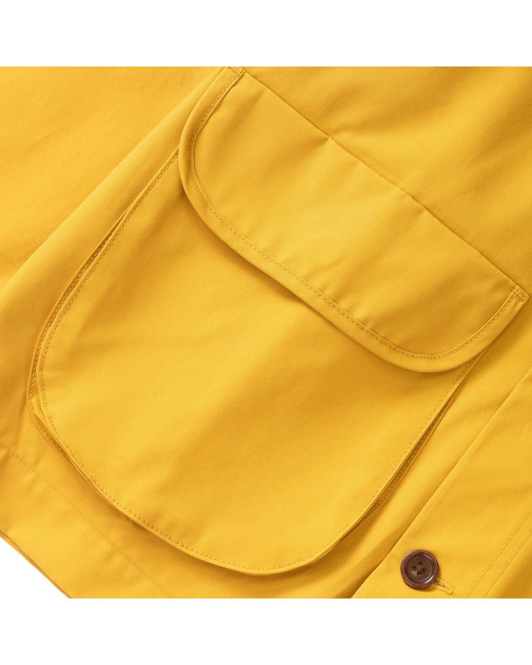 Service Works Yellow Waxed Barn Coat for men