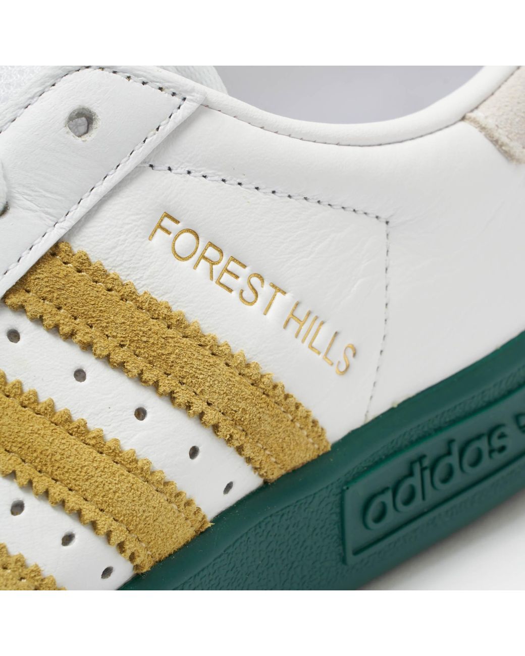 adidas Originals Forest Hills White & Collegiate Green Trainer for Men |  Lyst Australia