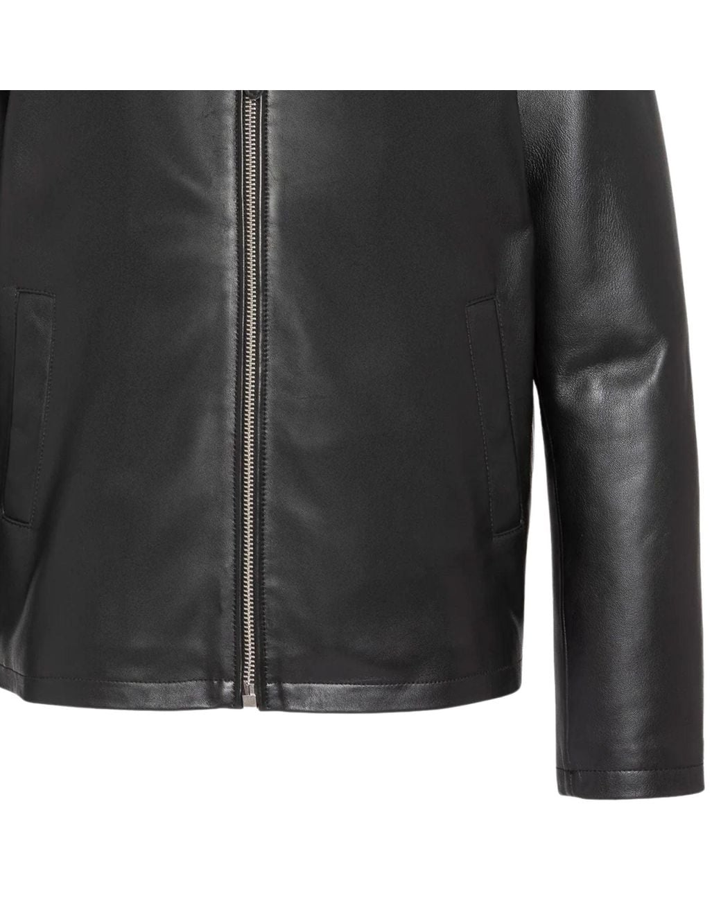 Schott Nyc Black Schott Casual Lambskin Leather Jacket for men