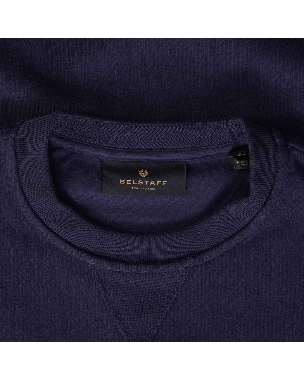 Belstaff Blue Crew Neck Sweatshirt for men