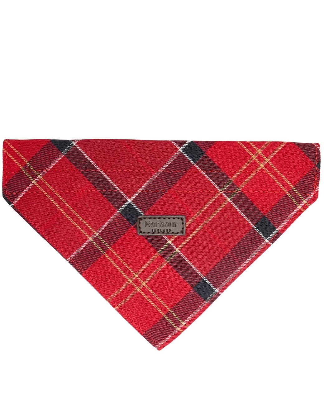 Barbour Red Dog Tartan Bandana for men