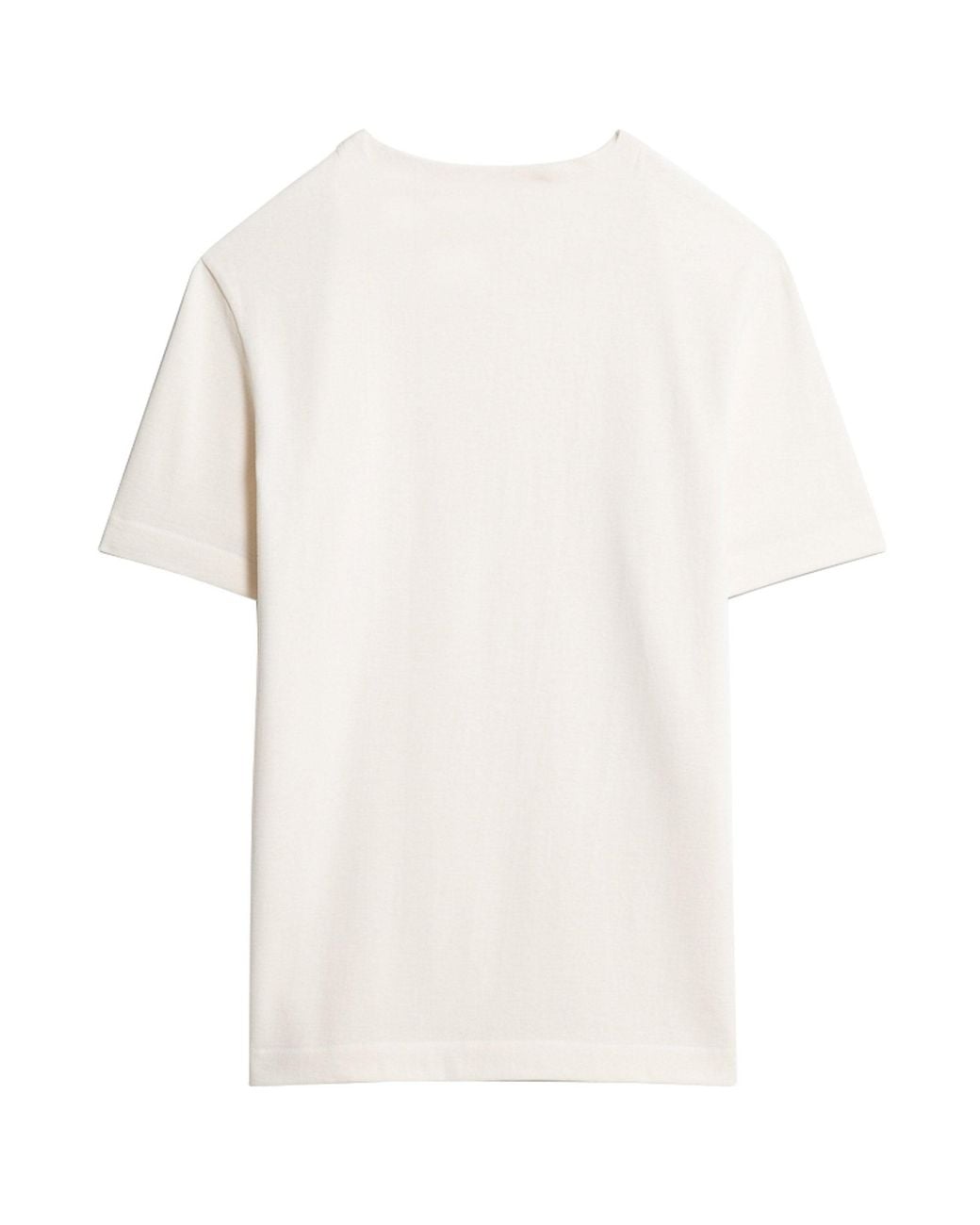Merz B. Schwanen White Loopwheeled T-Shirt for men