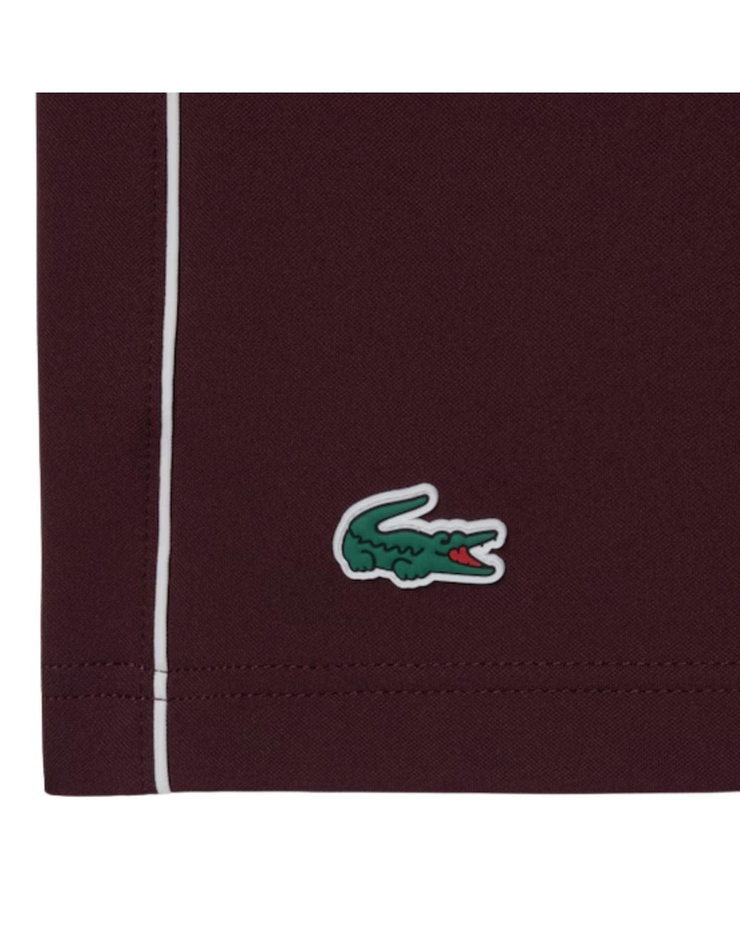 Lacoste Purple Ultra Dry Badge Accent Tennis Heritage Polo Shirt for men