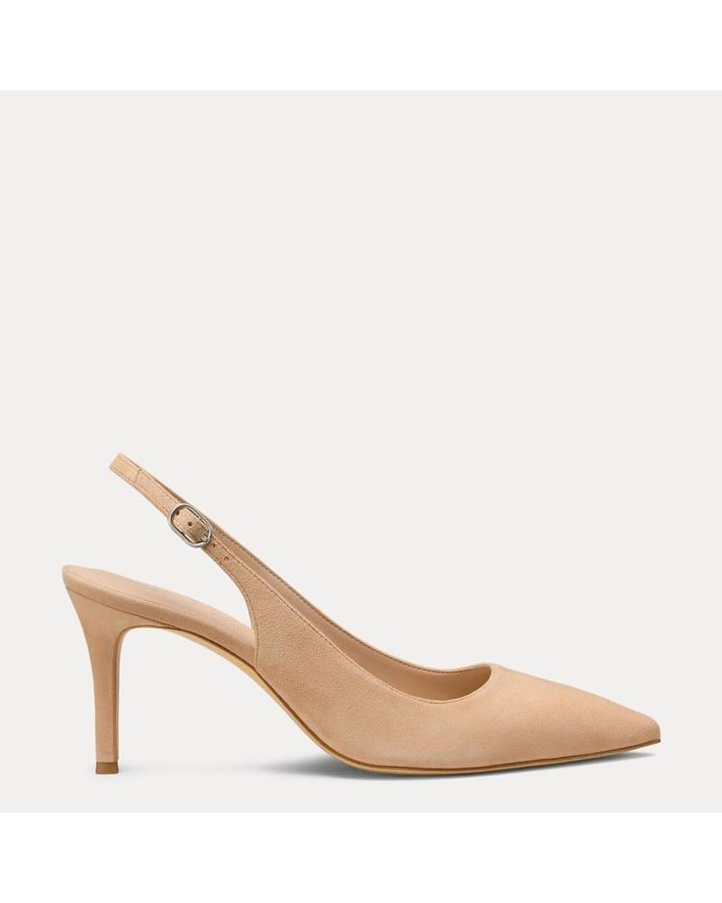 Stuart Weitzman Natural Jones Slingback 75