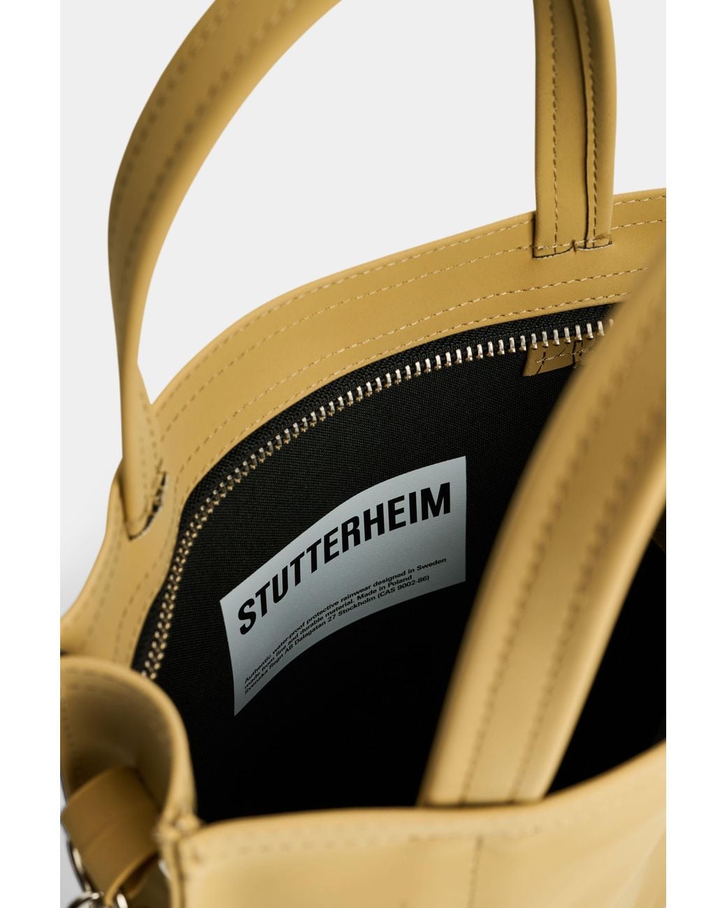 Stutterheim Yellow Djursholm Bag Matte