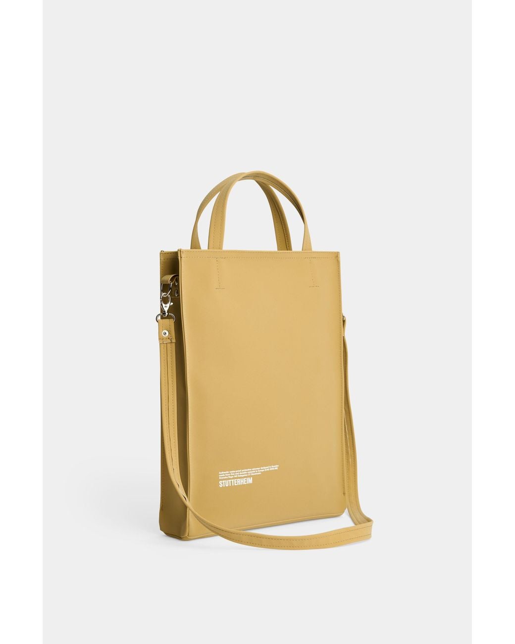 Stutterheim Yellow Djursholm Bag Matte