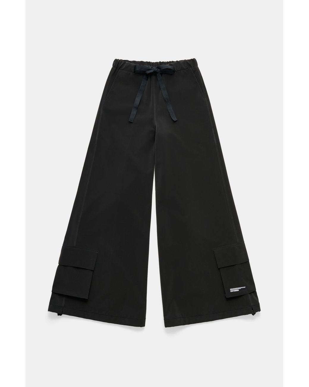 Stutterheim Black Karla Pocket Trousers