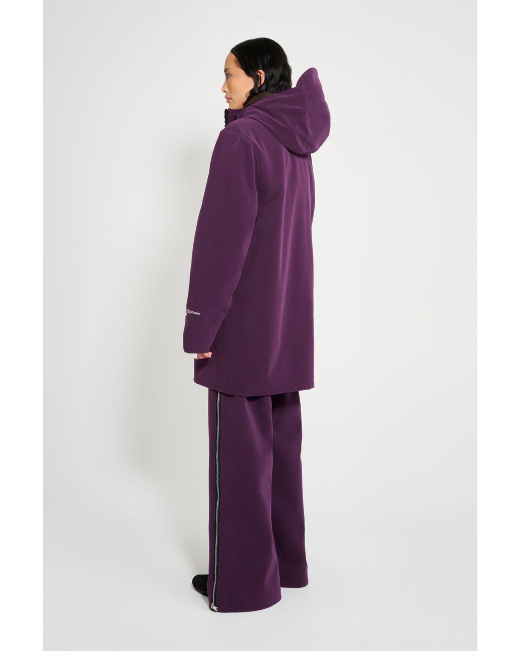 Stutterheim Purple Stockholm Patch Raincoat