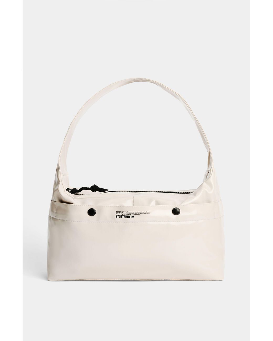 Stutterheim Black Ewa Bag Opal