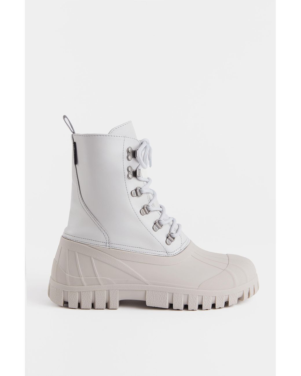 Stutterheim White Patrol Boot Leather