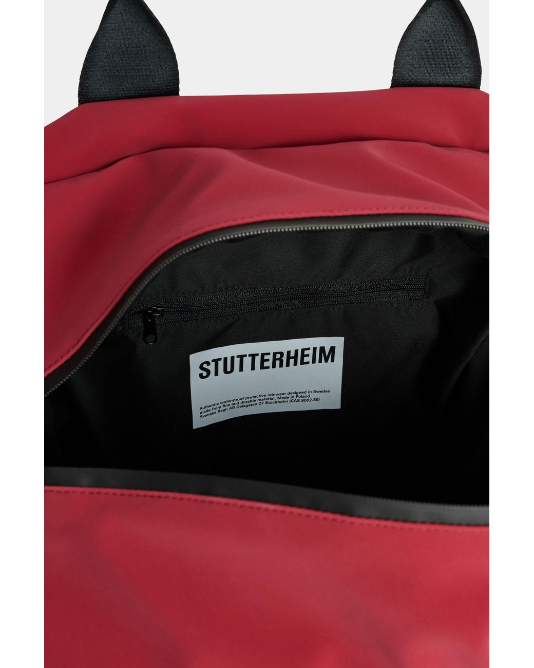 Stutterheim Red Svea Box Bag