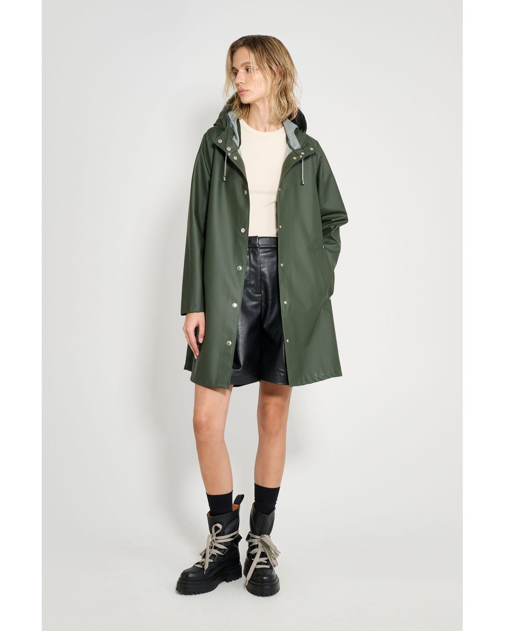 Stutterheim Green Mosebacke Lightweight Raincoat