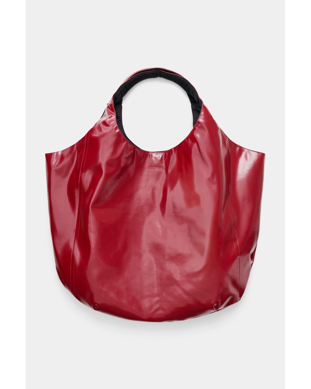 Stutterheim Red Svea Puffer Bag Opal