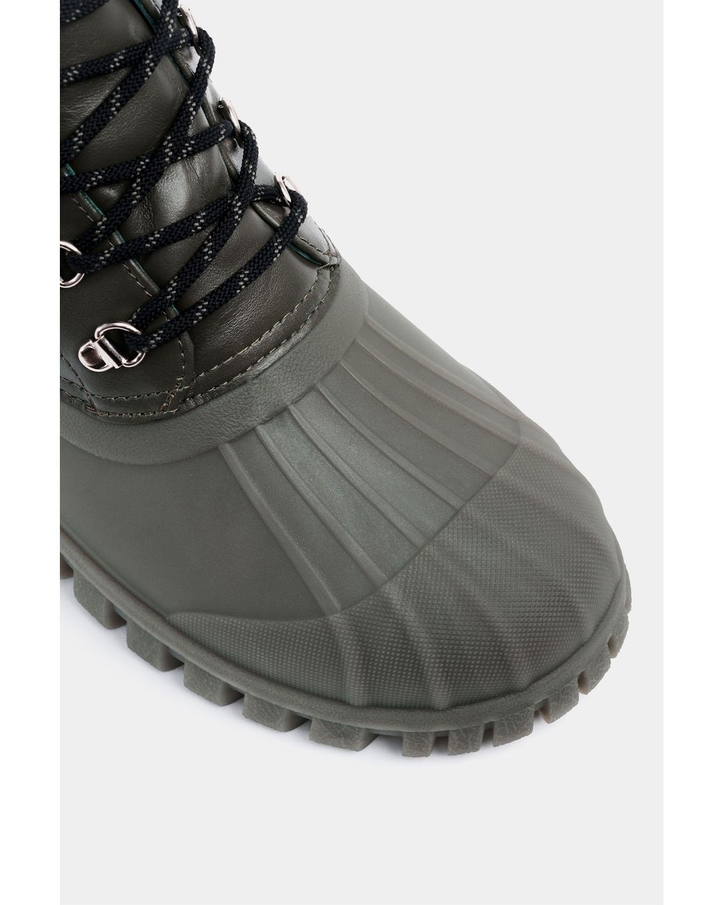 Stutterheim Black Patrol Boot Leather