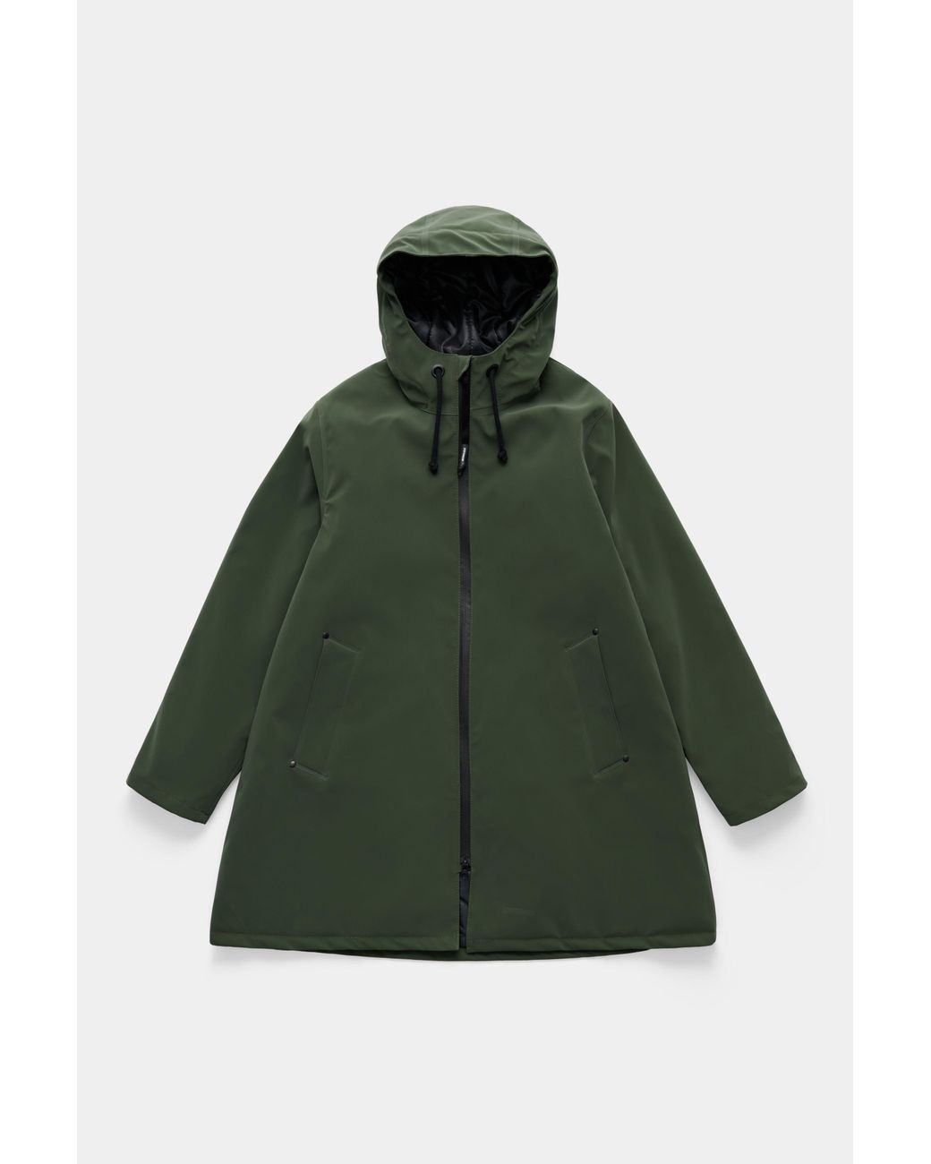 Stutterheim Green Mosebacke Matte Winter Coat