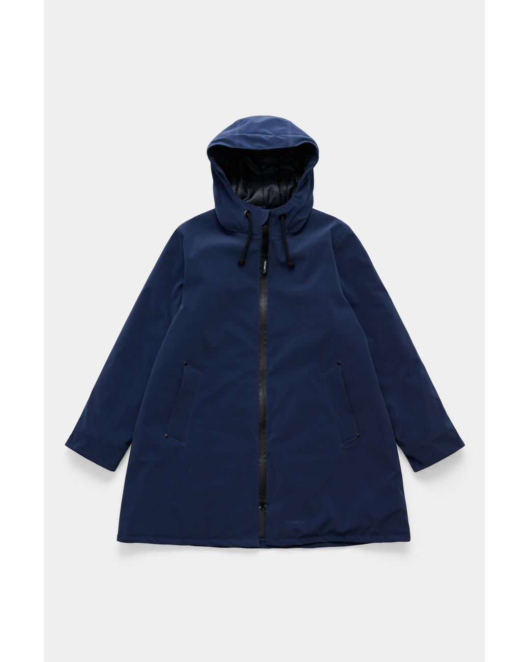 Stutterheim Blue Mosebacke Matte Winter Coat