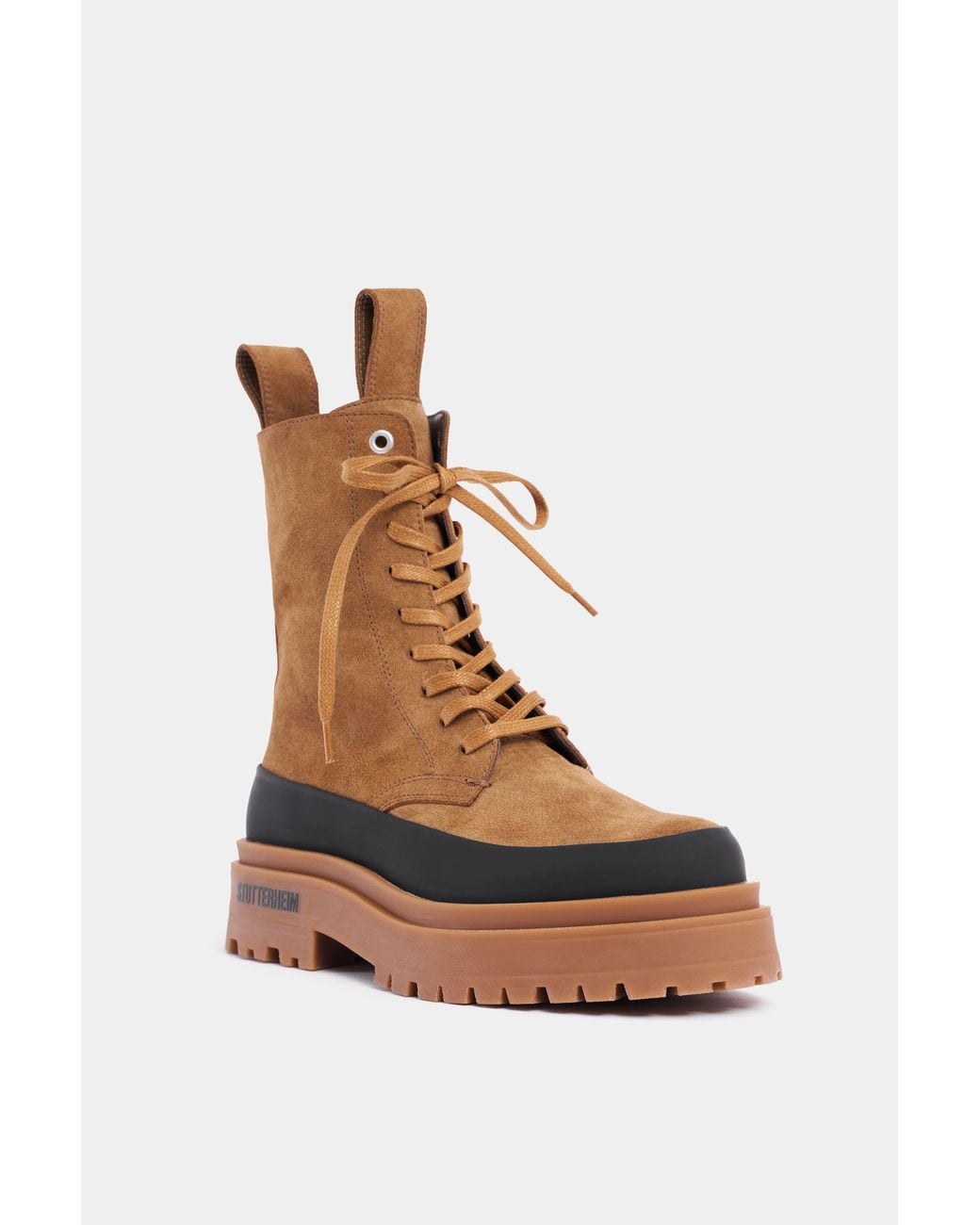 Stutterheim Brown Peace Walker Suede