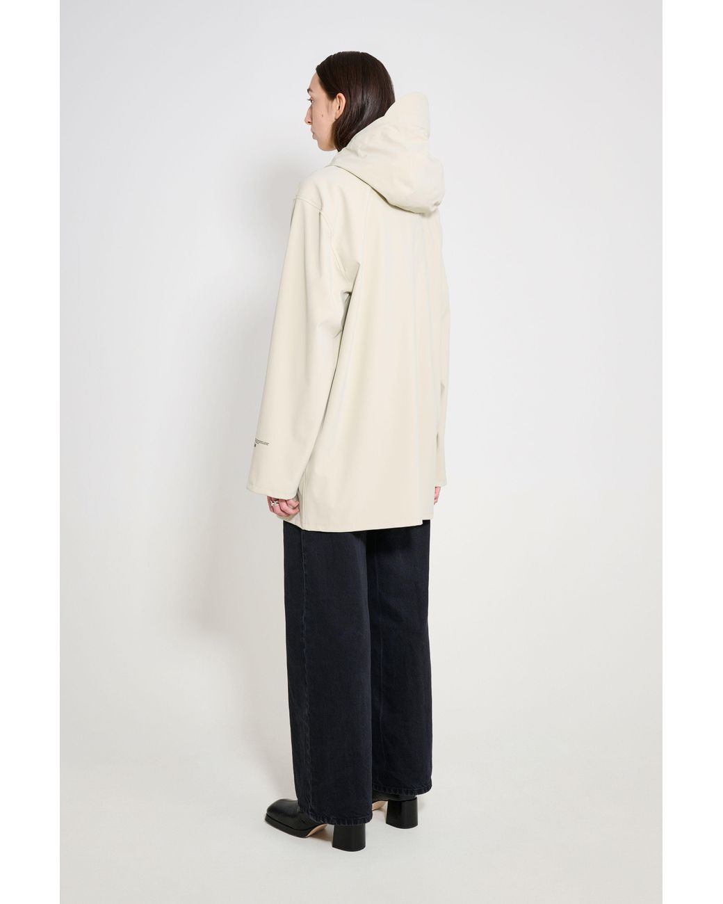 Stutterheim Natural Stockholm Patch Raincoat