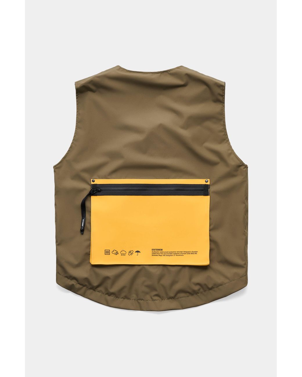 Stutterheim Green Bro Vest for men