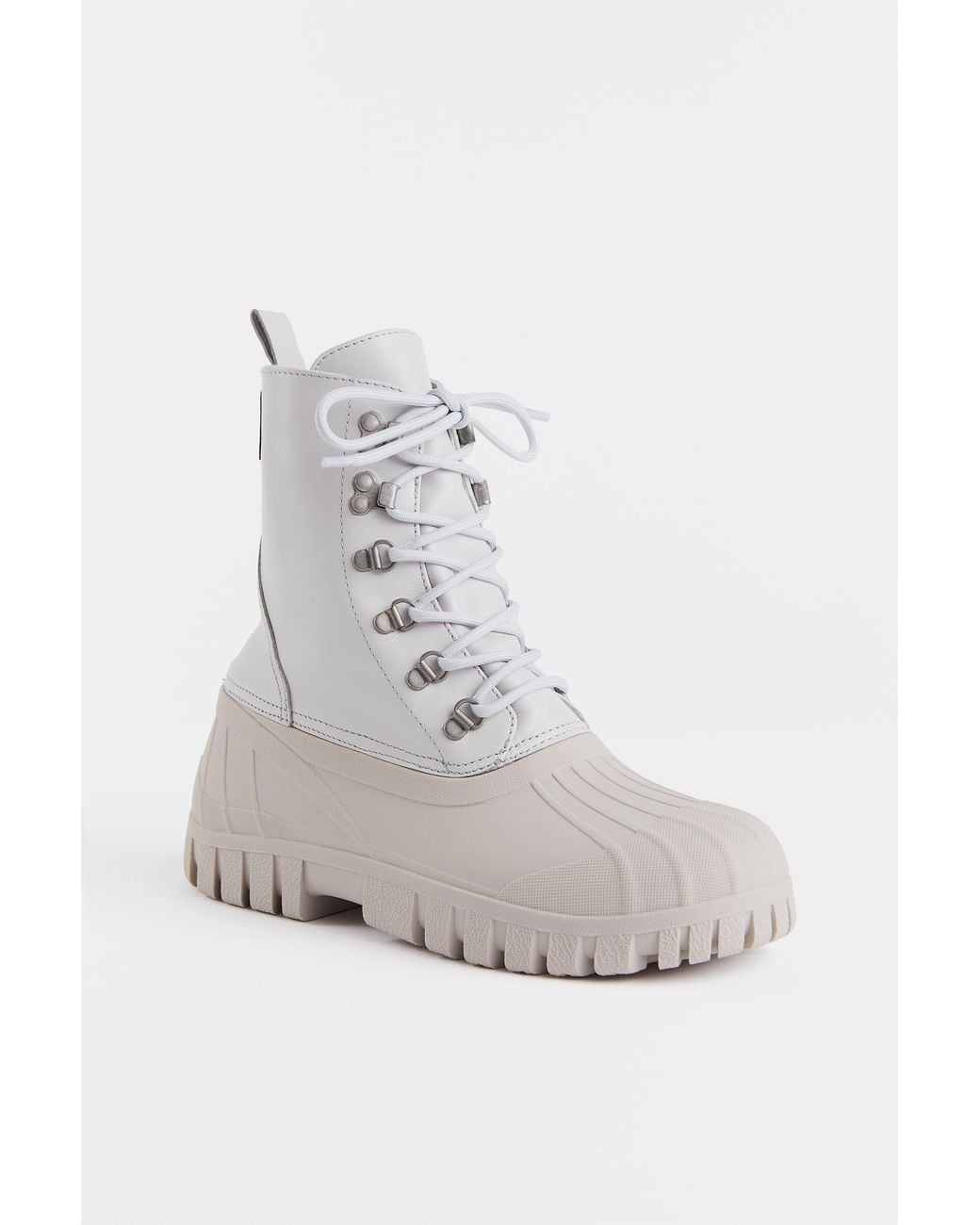 Stutterheim White Patrol Boot Leather