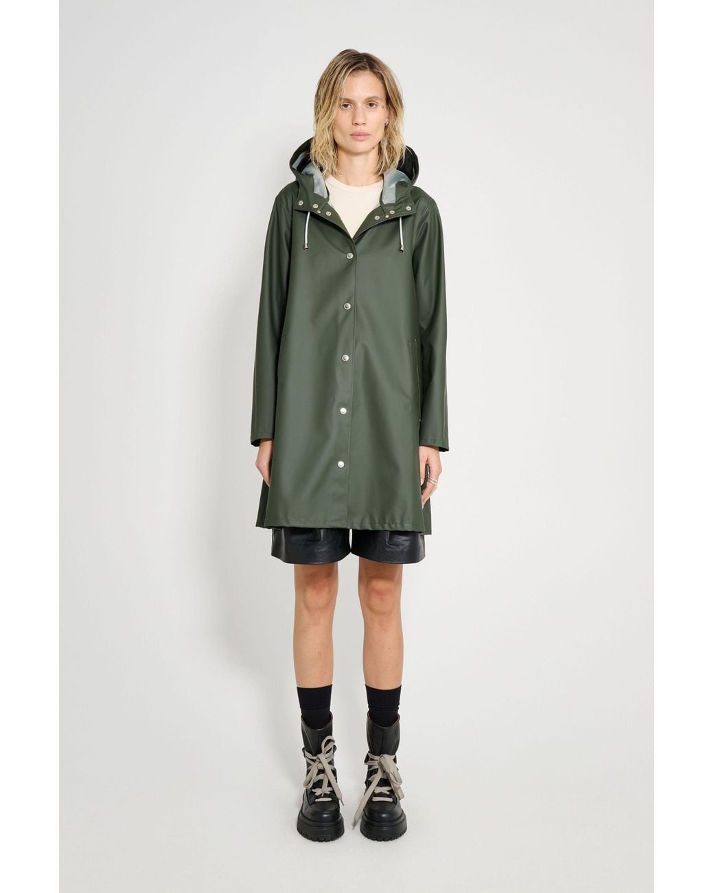 Stutterheim Green Mosebacke Lightweight Raincoat