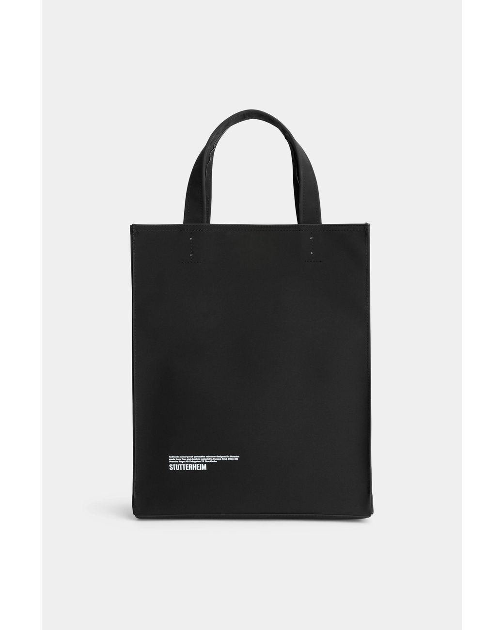 Stutterheim Black Stocksund Bag Matte