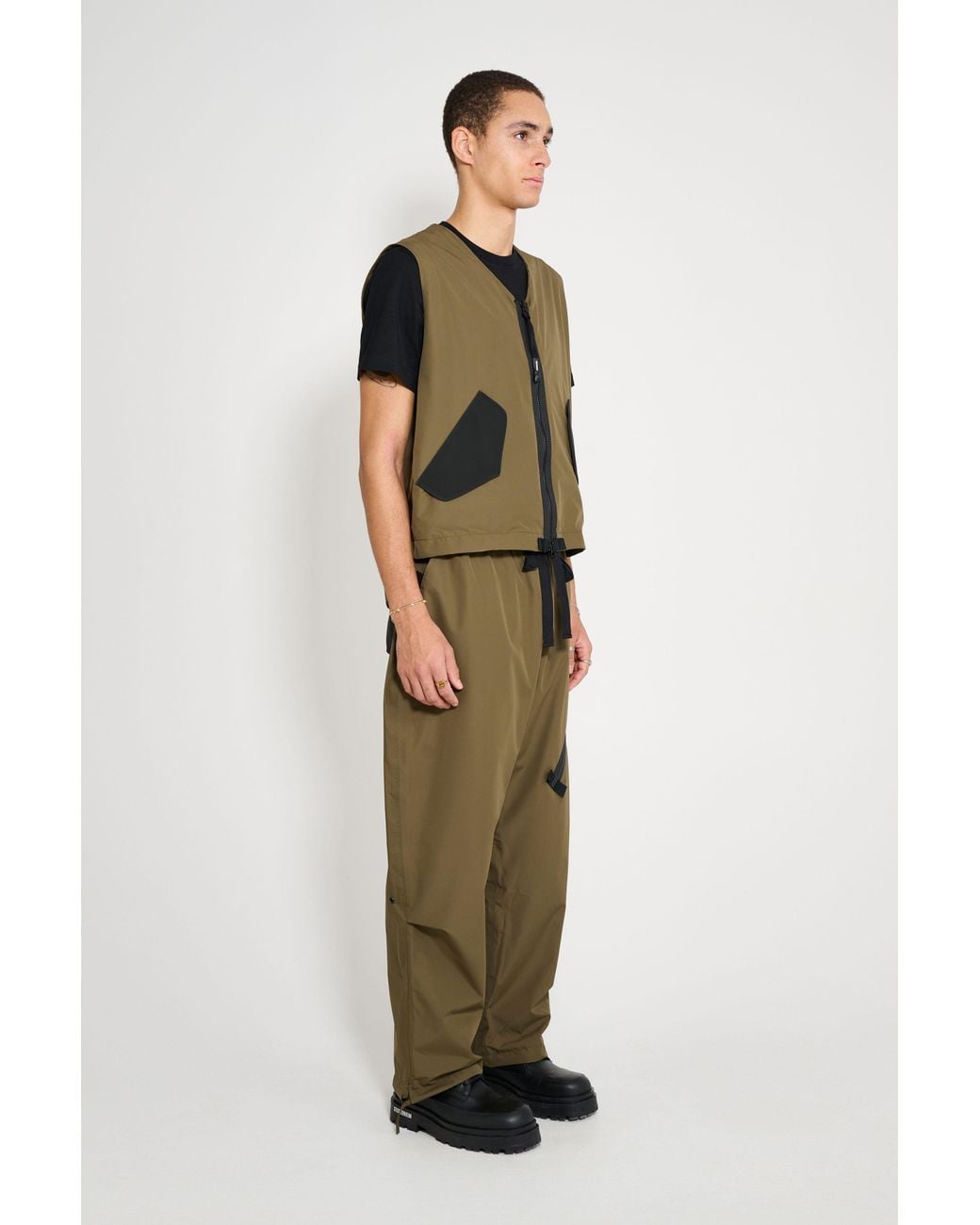 Stutterheim Green Bro Vest for men