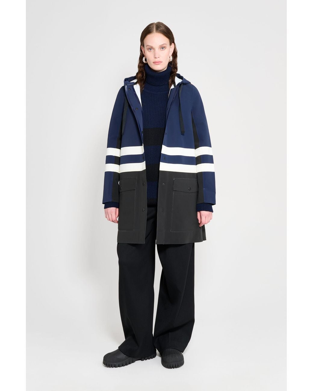 Stutterheim Blue Blackeberg Raincoat