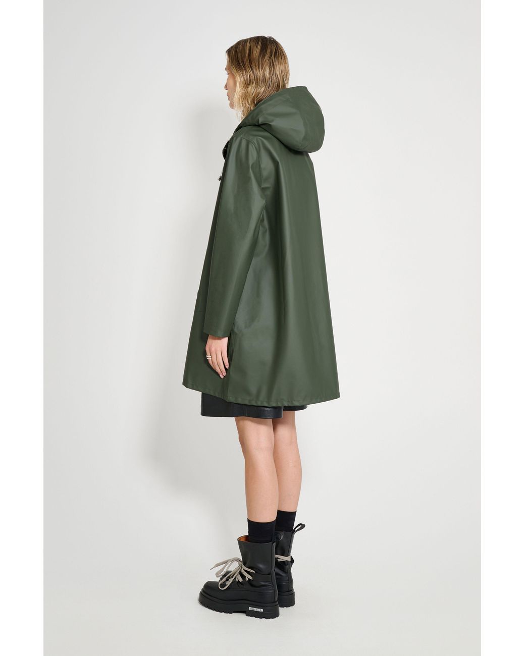 Stutterheim Green Mosebacke Lightweight Raincoat