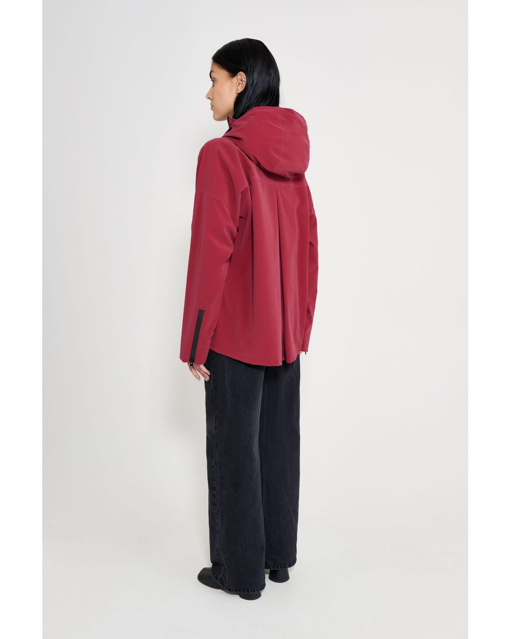 Stutterheim Red Faversham Matte Raincoat