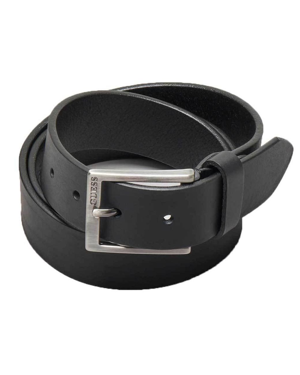 Guess Leather Men's Logo Belt- Black Bm7252lea35 for Men - Lyst