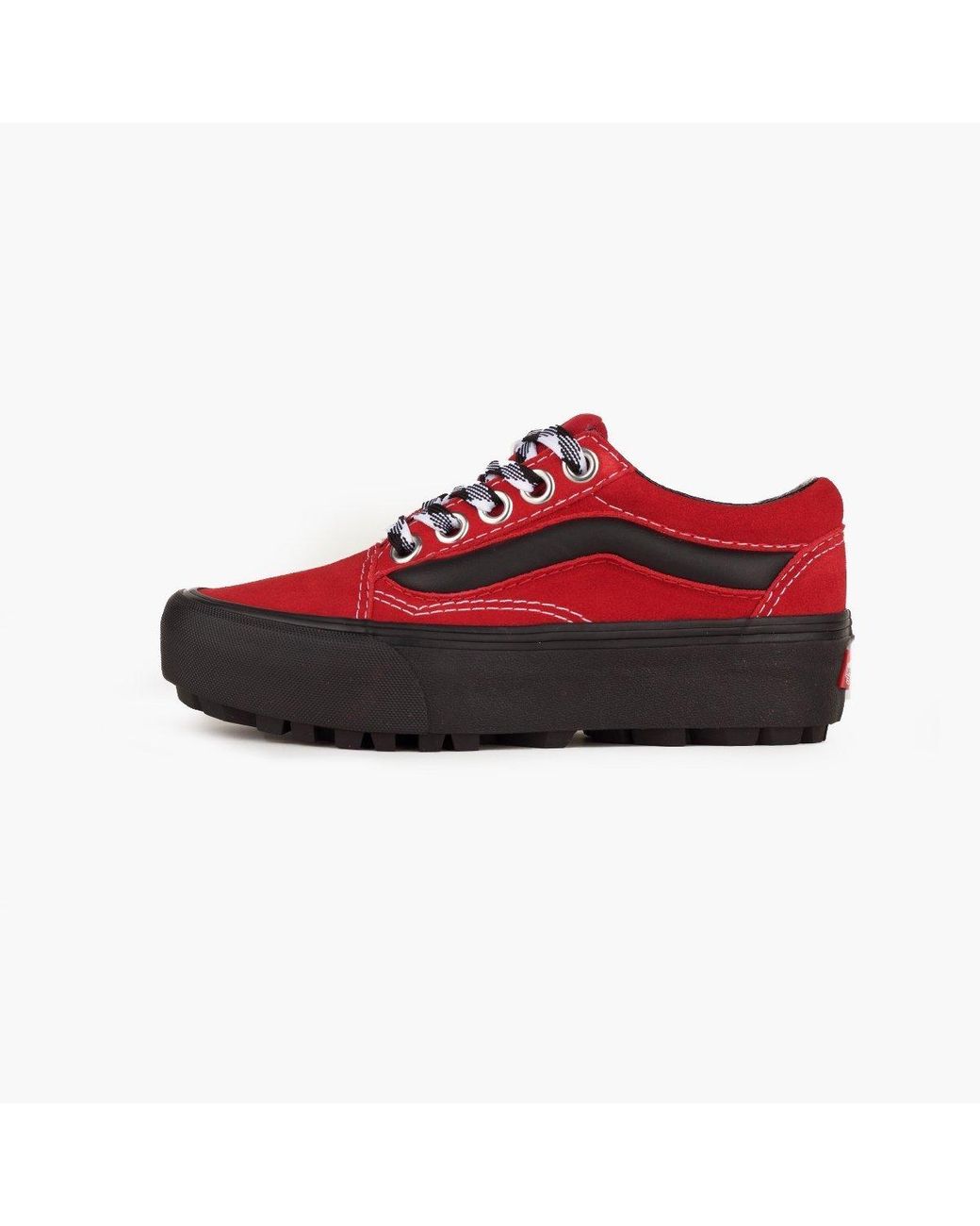 red vans old skool platform