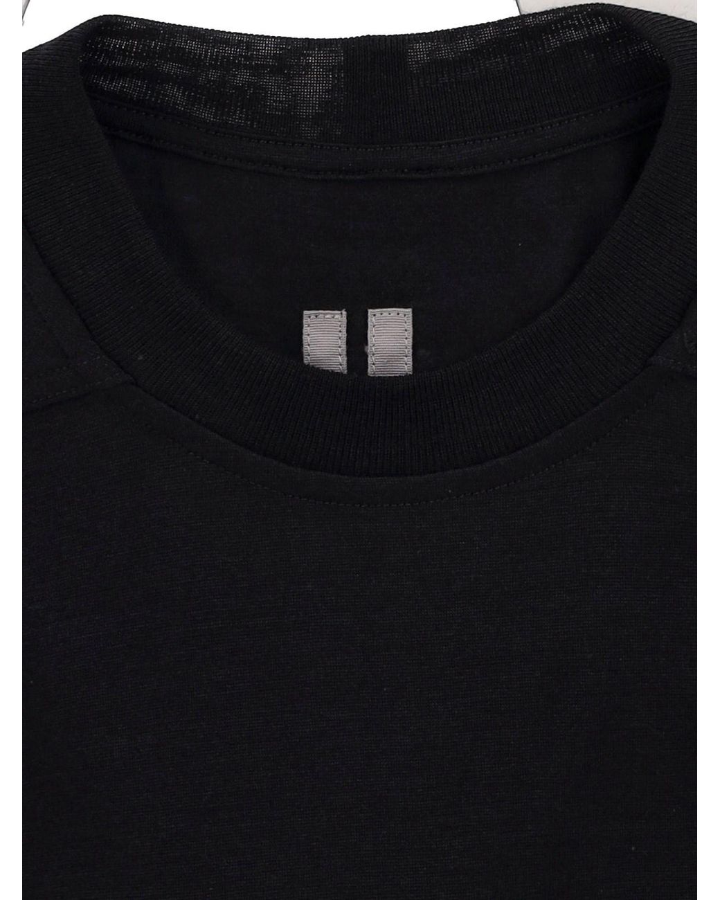 Rick Owens Black T-Shirt "Jumbo Ss T" for men