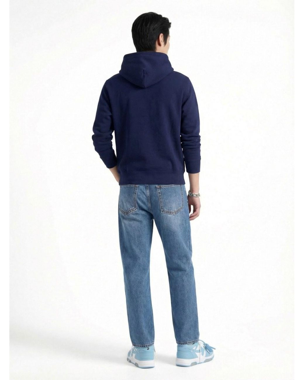 Polo Ralph Lauren Blue Graphic Pullover Hoodie for men
