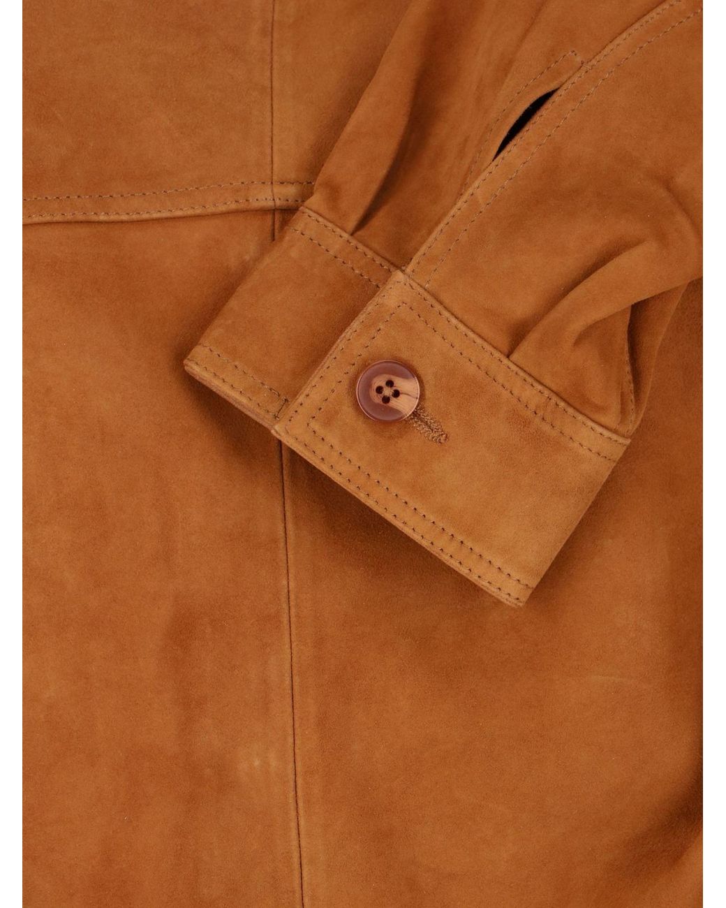 sunflower Brown Suede Shirt for men