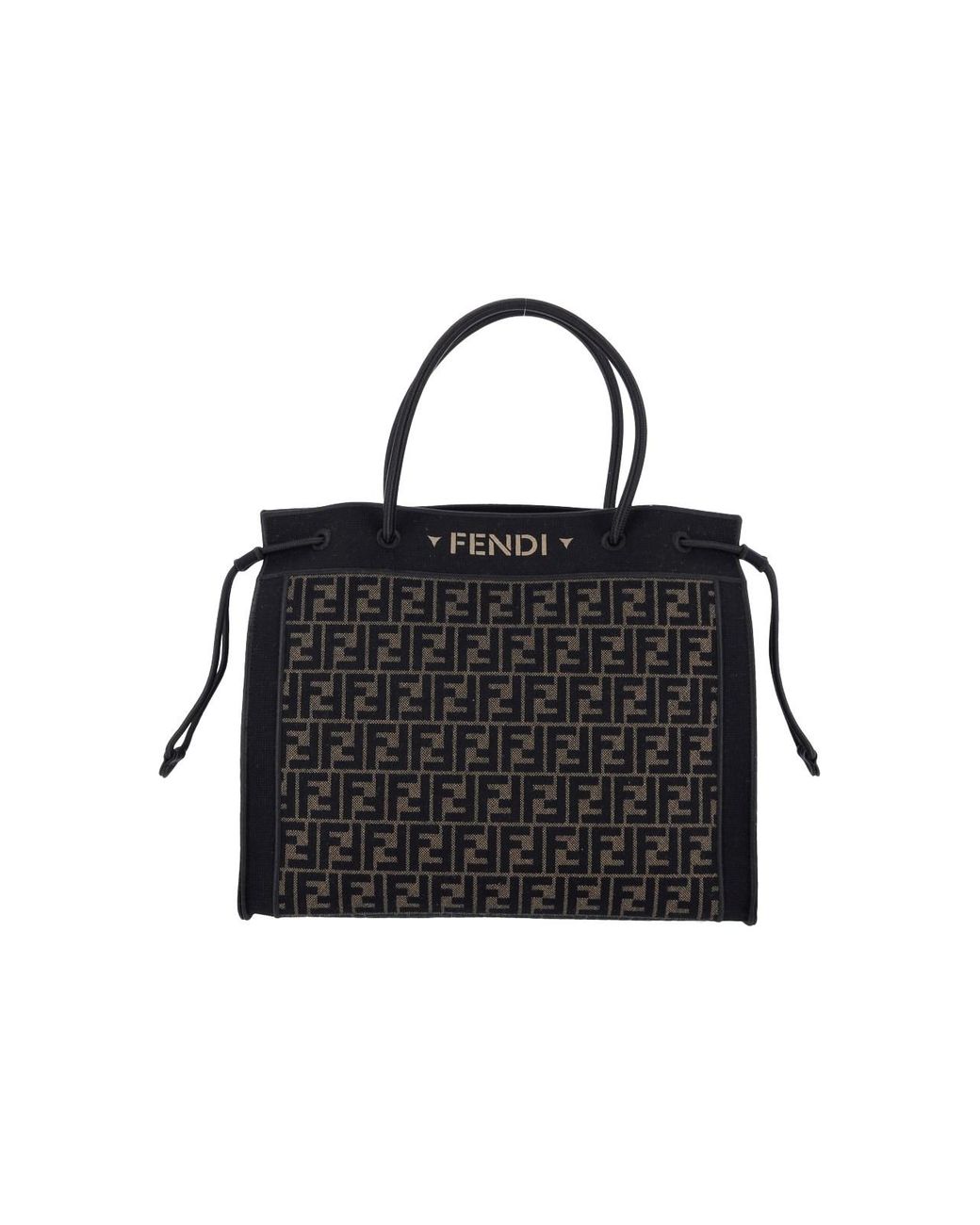 Fendi Black Large Tote Bag "Magic"