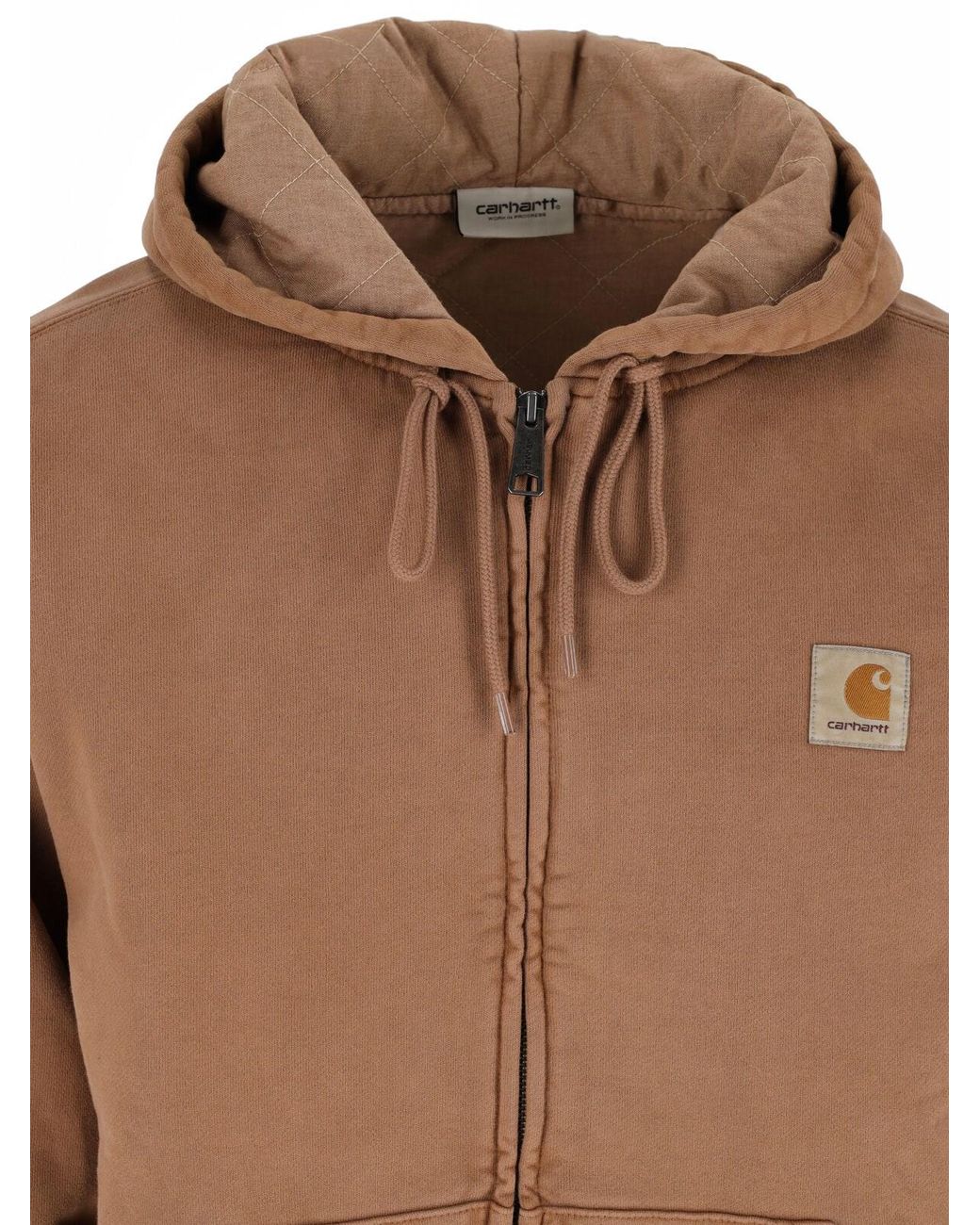 Carhartt Brown 100% Cotton Workwear Jacket for men