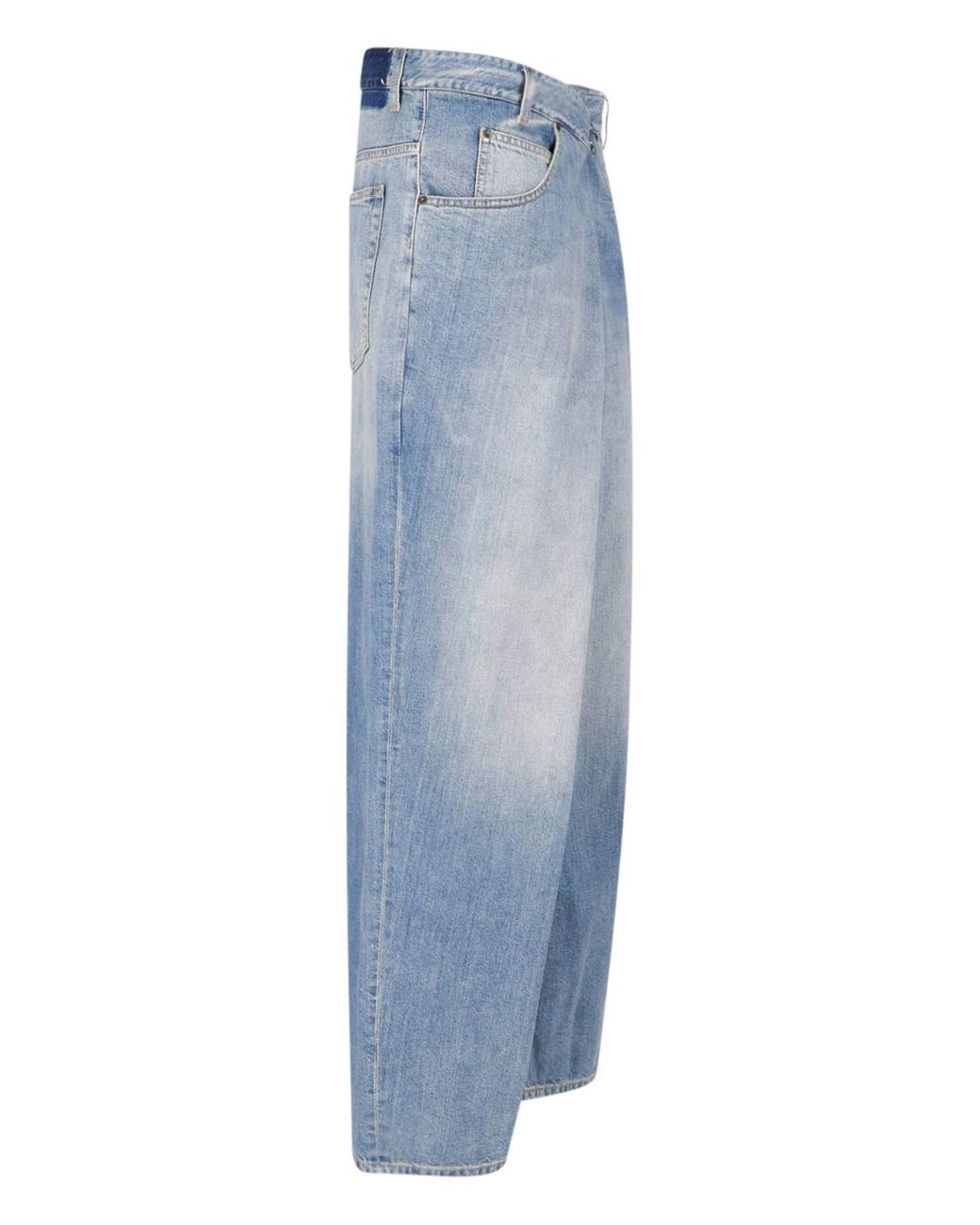 Maison Margiela Blue Wide-Leg Jeans