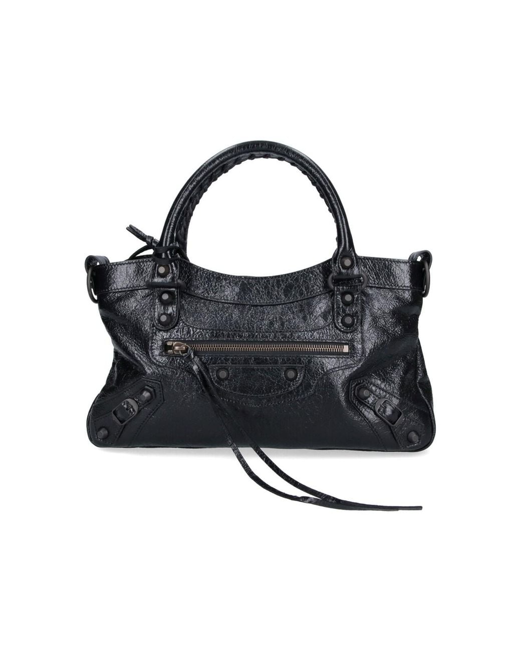 Balenciaga Black Shoulder Bag "Le City First"