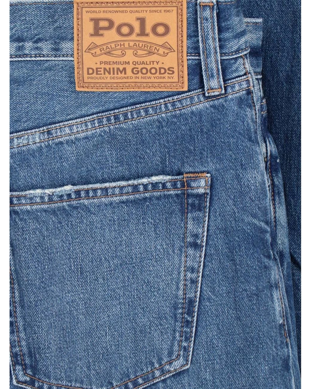 Polo Ralph Lauren Blue Jeans Cotton